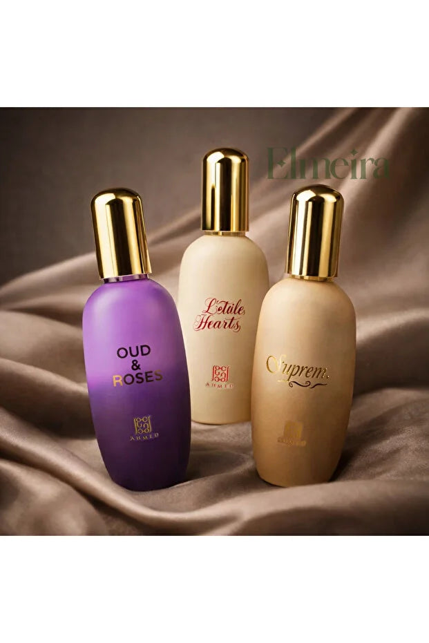Pack 3 Body Gel Combo - Oud & Rose, Supreme and Little Hearts 30ml