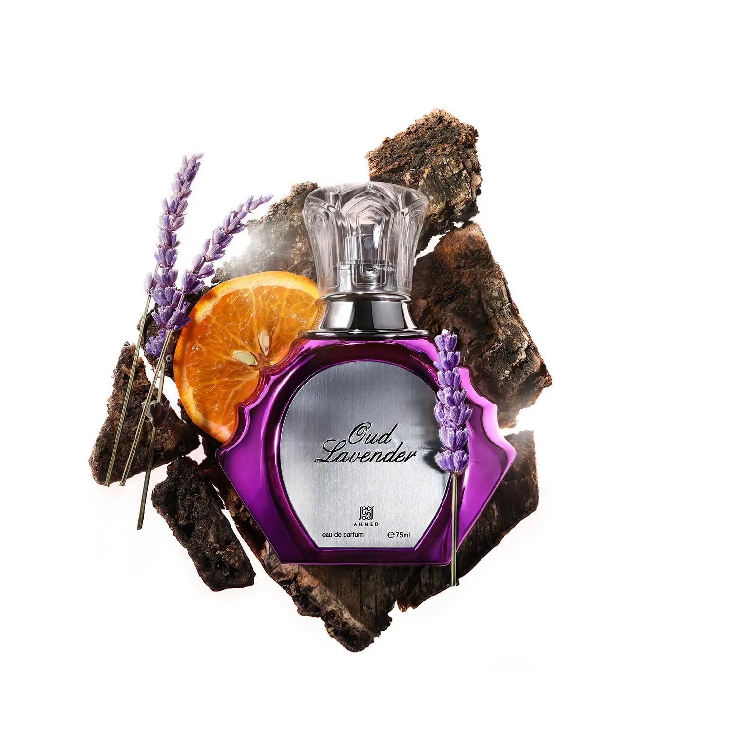 Ahmed Al Maghribi Oud Lavender Perfume 75ml Edp - Elmeira Fashion