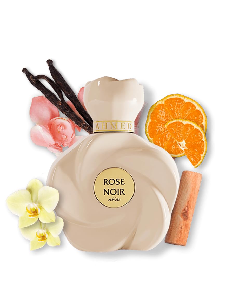 Ahmed Al Maghribi Rose Noir Perfume For Unisex EDP 75ml - Elmeira Fashion