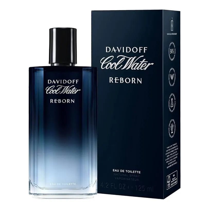 Davidoff Cool Water Reborn EDT For Men 125ml - Elmeira Fashion