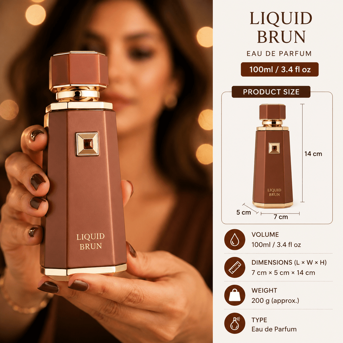 French Avenue Liquid Brun Eau de Parfum for men 100ml - Elmeira Fashion