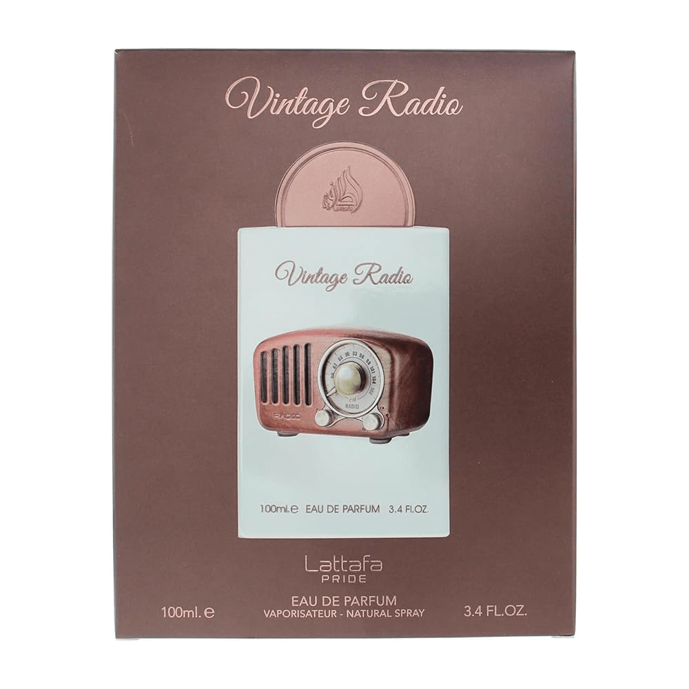 Lattafa Vintage Radio EDP Unisex 100ML - Elmeira Fashion