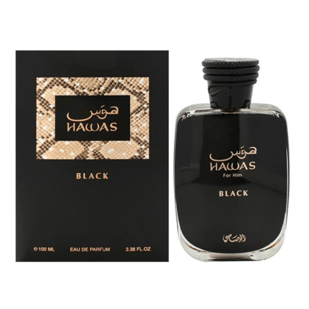 Rasasi Hawas Black Eau de Parfum for Men 100ml - Elmeira Fashion