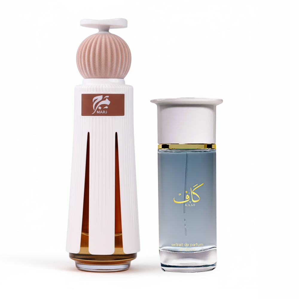 Ahmed Al Maghribi Marj EDP 60ml & Kaaf EDP 100ml Perfume Combo – Unisex