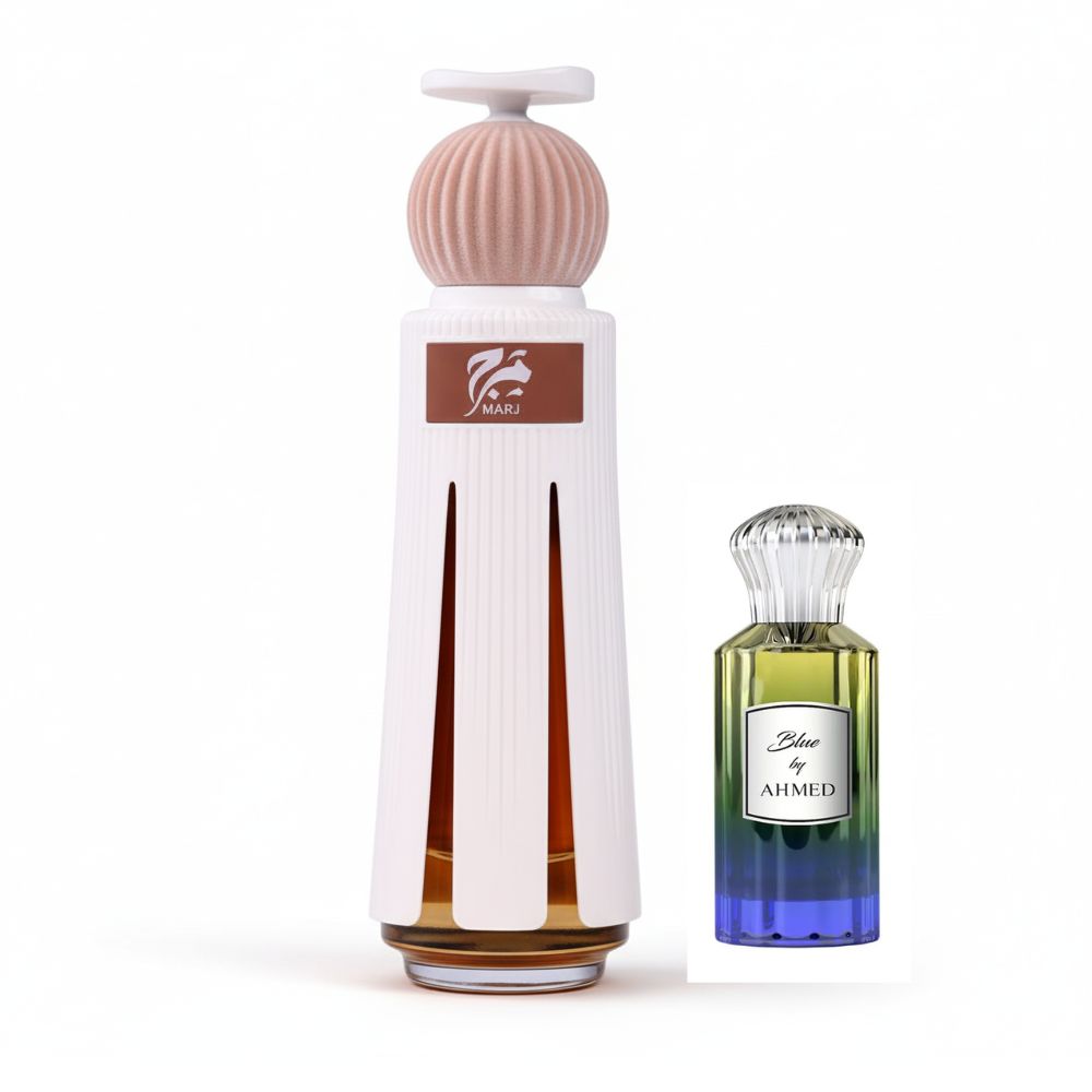 Ahmed Al Maghribi Marj 60ml & Blue by Ahmed 100ml Eau de Parfum Combo - Elmeira Fashion