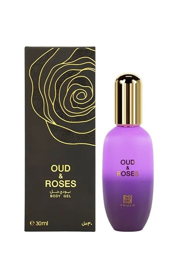 Ahmed Al Maghribi Oud & Roses Body Gel 30ml - Elmeira Fashion