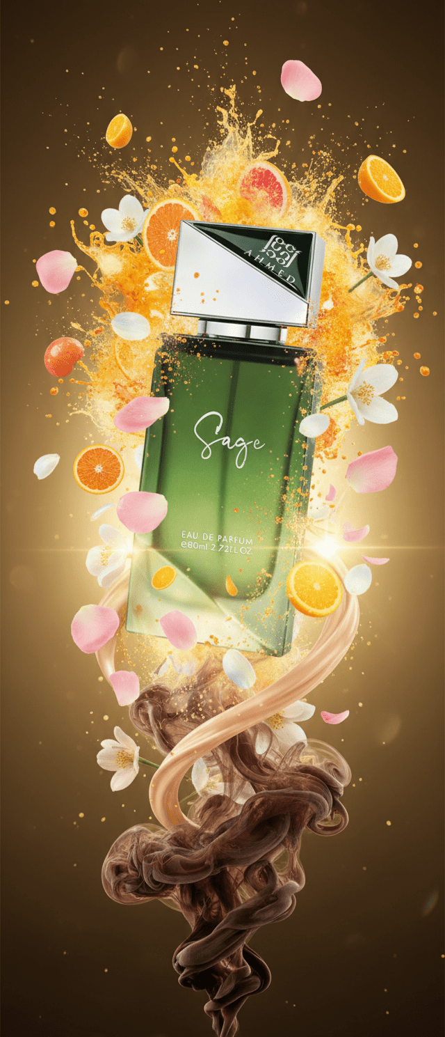 Ahmed Al Maghribi SAGE Eau de Parfum Unisex 80ml - Elmeira Fashion