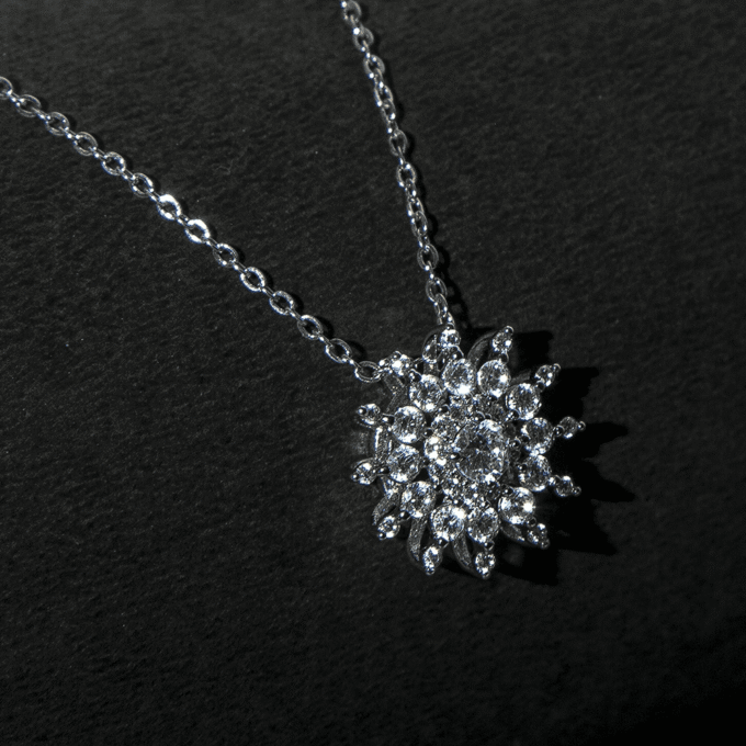 Sunshine AD Locket Pendant Chain Neckalce