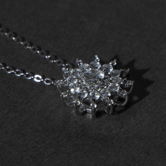 Sunshine AD Locket Pendant Chain Neckalce