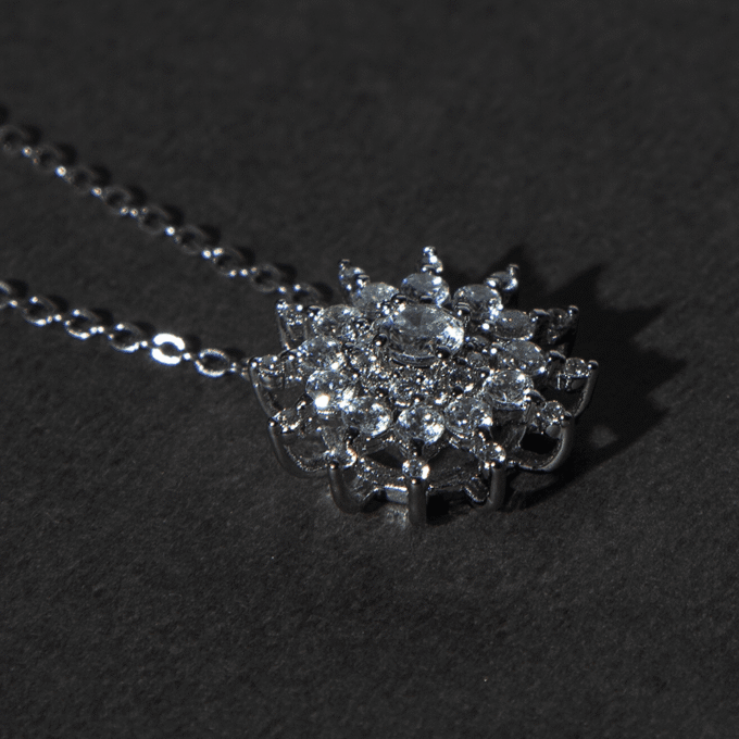 Sunshine AD Locket Pendant Chain Neckalce