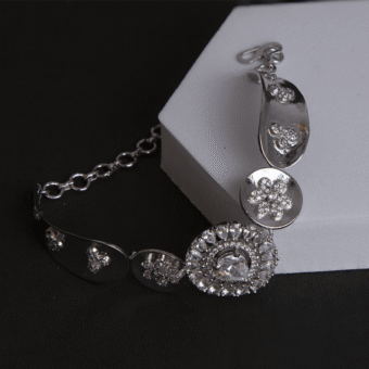 American Diamond White CZ Designer Bracelet