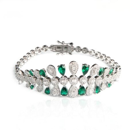 Stylish Cubic Zirconia Embellished Bracelet