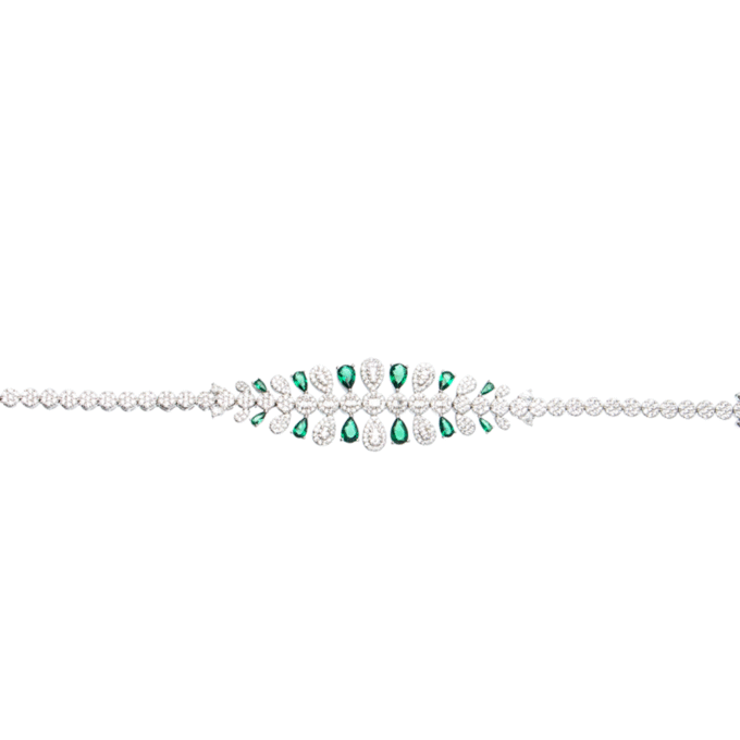 Stylish Cubic Zirconia Embellished Bracelet