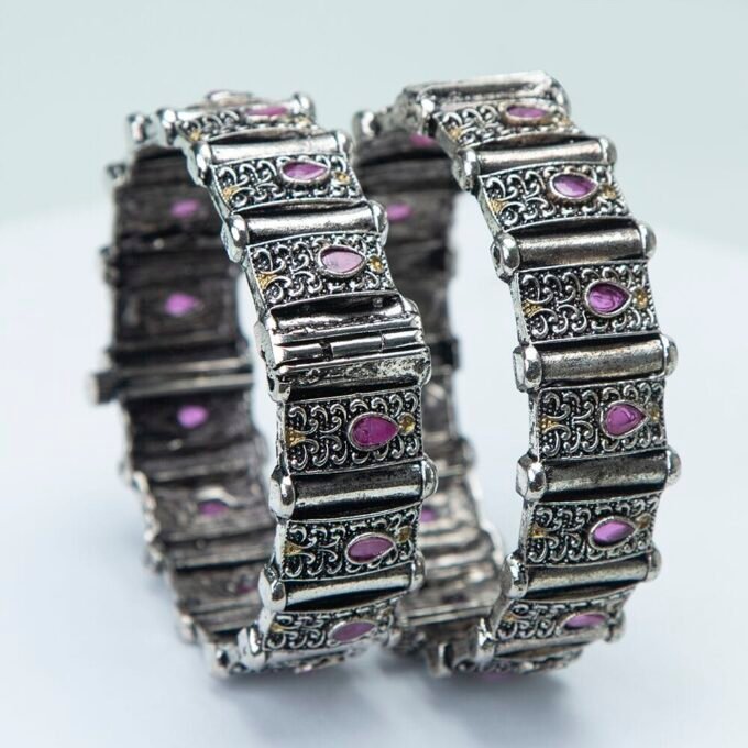 Oxidized Women Ethnic Bangles