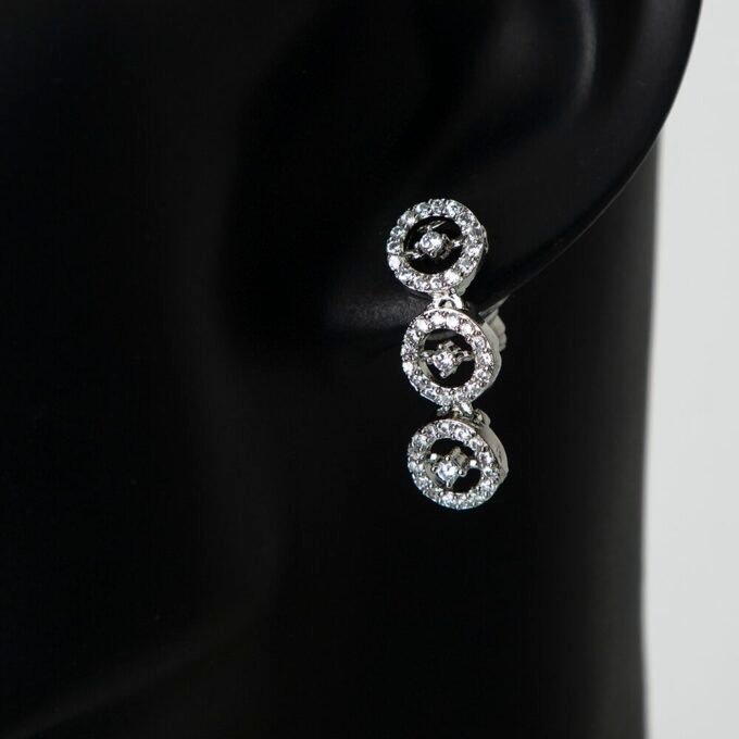 Rhodium Plated Cubic Zirconia Fancy Necklace Set