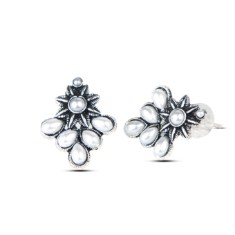 Floral 6 Pair Earring Set with Different Color Shades