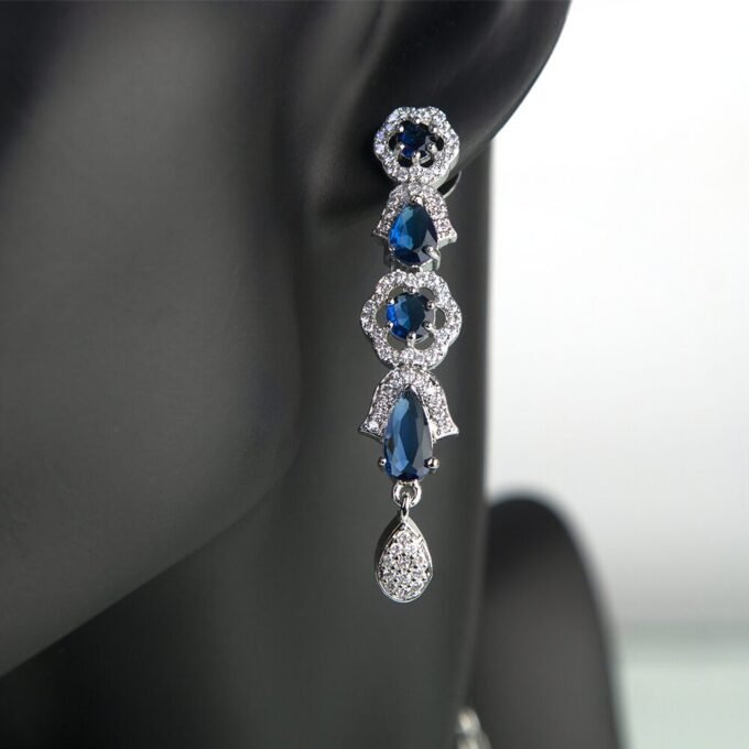 American Diamond & Stone Studded Necklace Set for Women - Image 2