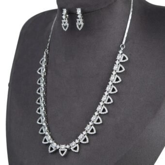 Sparkling Elegance Timeless American Diamond Necklace