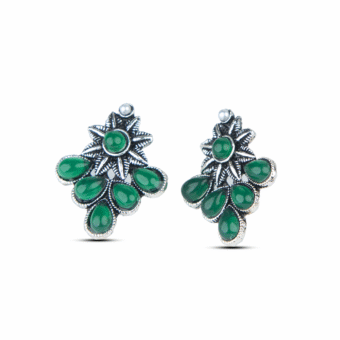Floral 6 Pair Earring Set with Different Color Shades