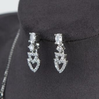 Sparkling Elegance Timeless American Diamond Necklace