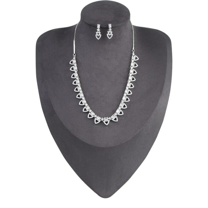 Sparkling Elegance Timeless American Diamond Necklace