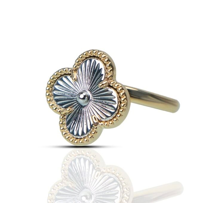 Van Cleef & Arpels Vintage Alhambra 18k Gold Plated Ring