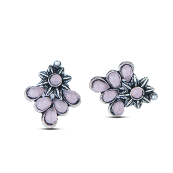 Floral 6 Pair Earring Set with Different Color Shades