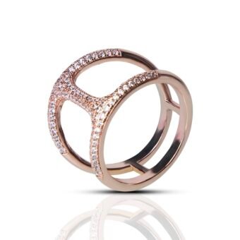 Brute Phantom with American Diamonds Finger Ring