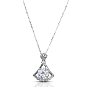 Axe Moissanite AD Pendant Necklace